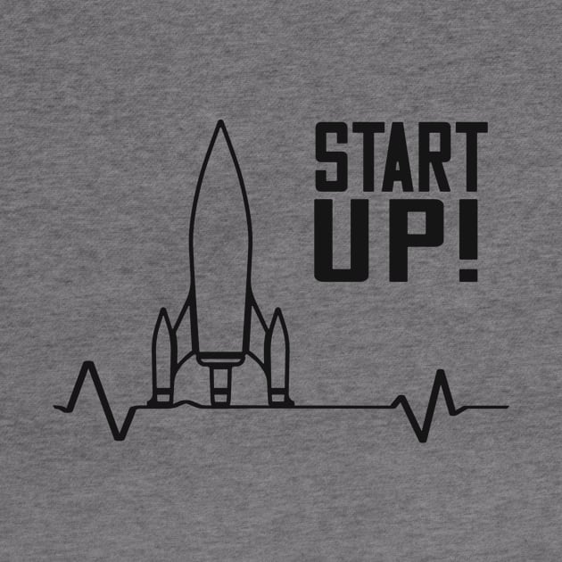 Start-up Rocket Entrepreneurship by Foxxy Merch